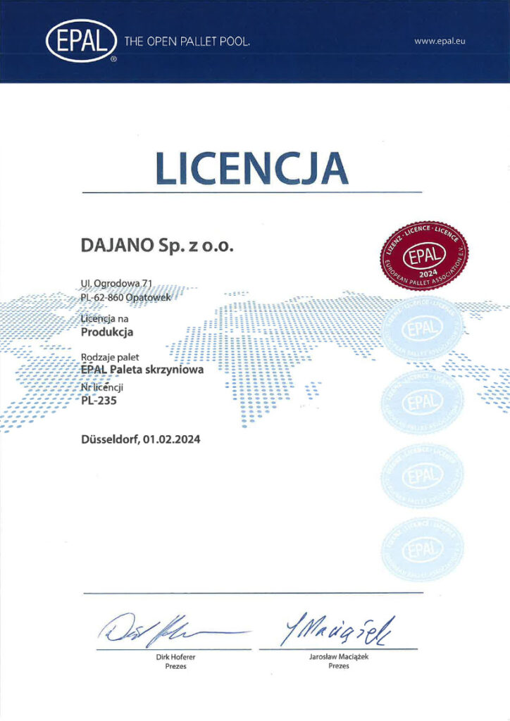 Licencja EPAL