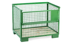 Gitterbox 835x1240x970 Drzwiczki Pojedyncze w zielonym kolorze