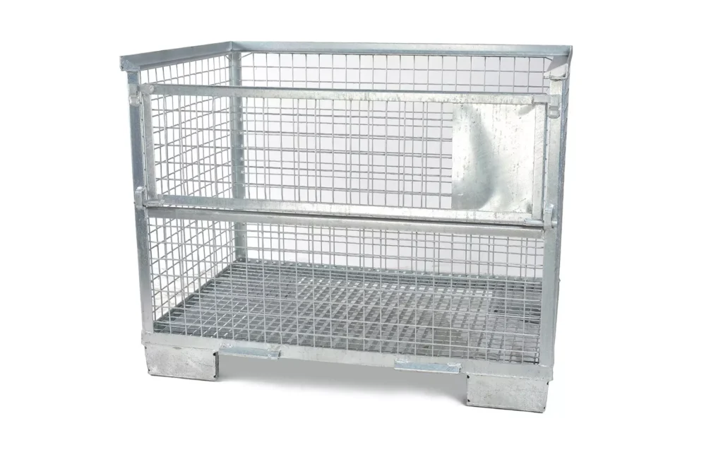 Gitterbox Ocynkowany 835x1240x970 Drzwiczki Pojedyncze