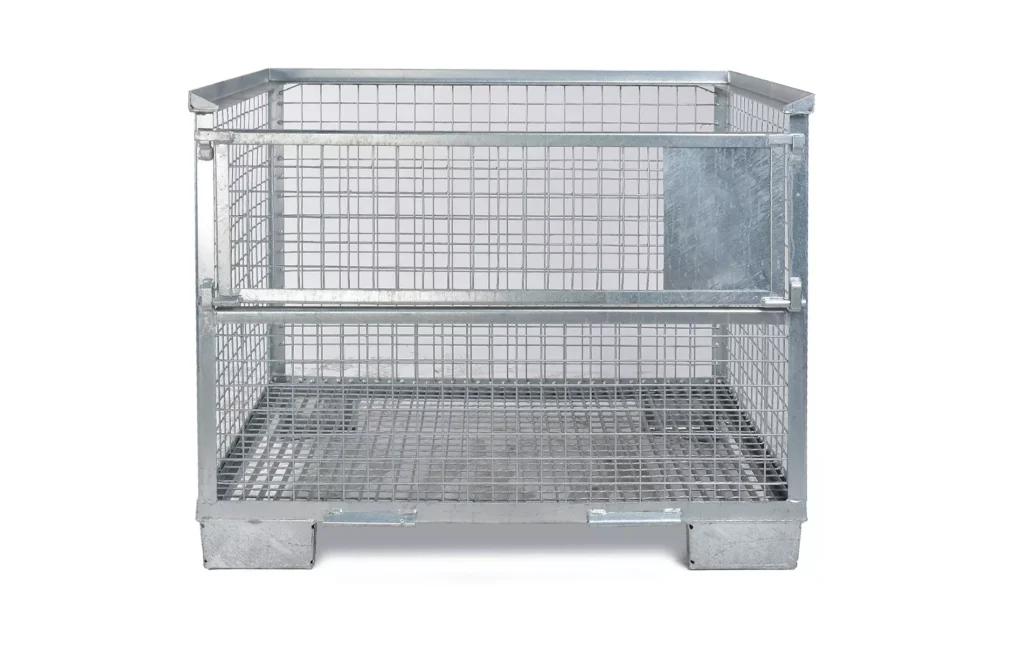Gitterbox Ocynkowany 835x1240x970 Drzwiczki Pojedyncze przód